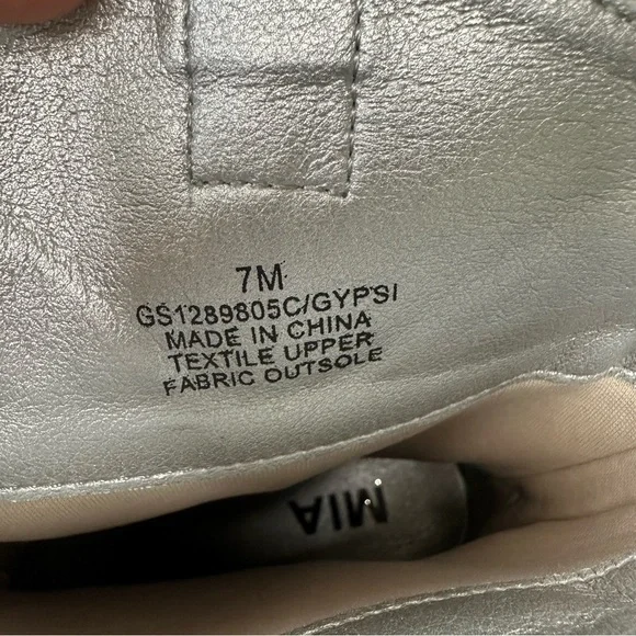 🆕Mia Gypsy Silver Cowgirl boots size 7 - Picture 6 of 8